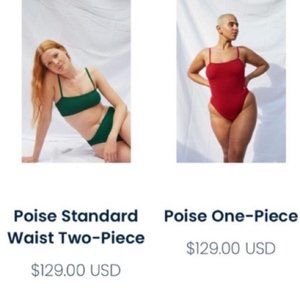 YouSwim Poise Standard Waist Two-Piece Set NWT
